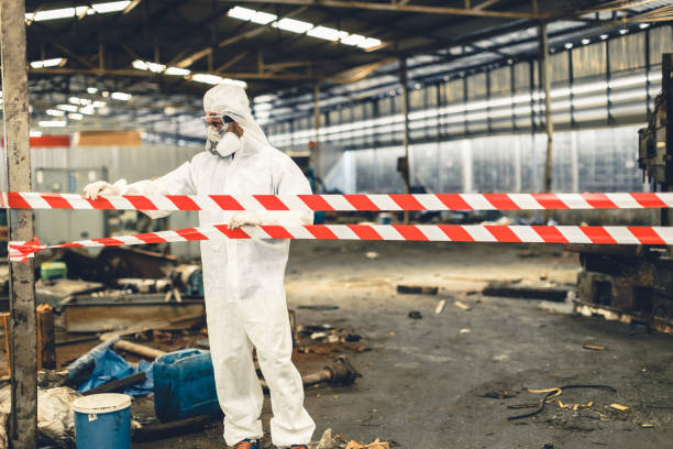 Professional Biohazard technician working in Highland Lakes, NJ